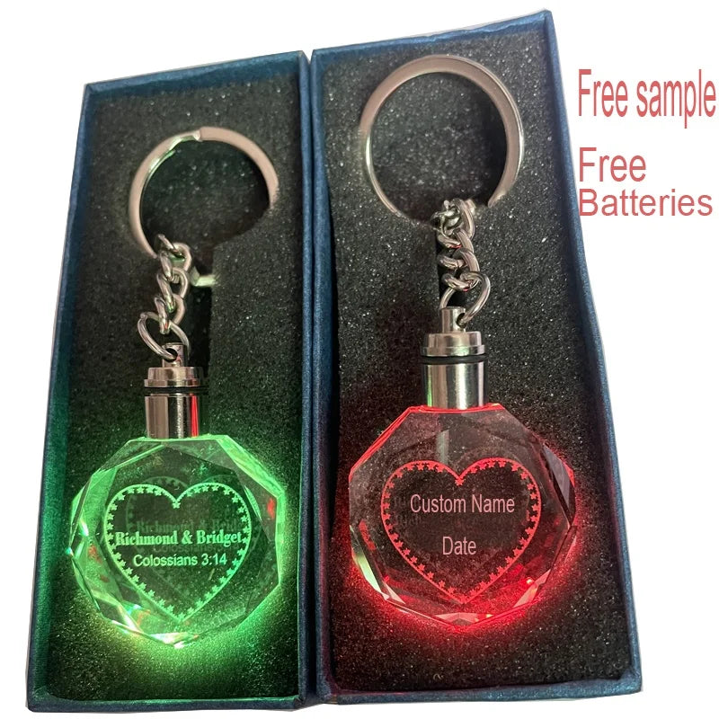 Wedding Gifts Keyrings Customization Aviation Gifts Cherry Keychain Accessories love Heart Keychain for Couple love Gifts