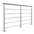 YL METAL Balcony Outdoor Stainless Steel Solid Rod Balustrade Stainless Stair Railing System
