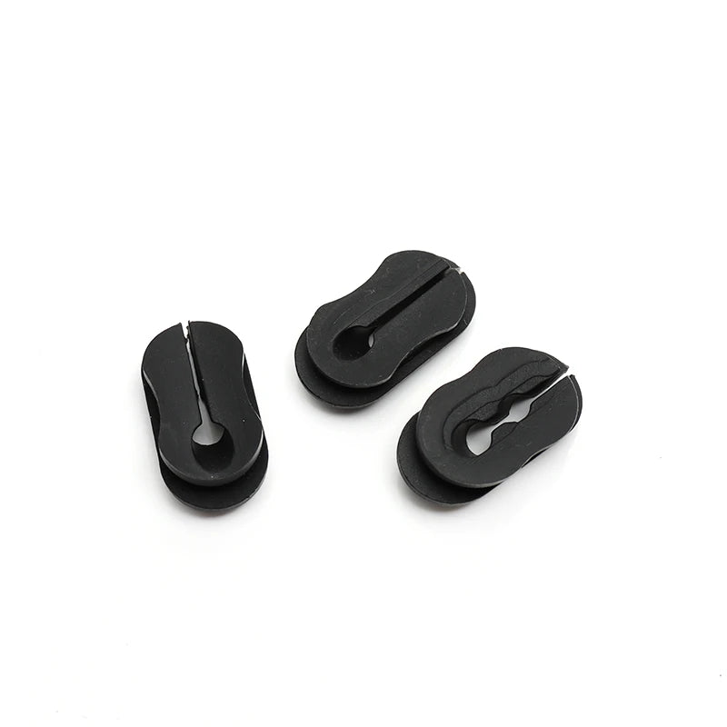 3 Pcs Cable Rubber Caps for Ninebot G30 MAX Electric Scooter Parts Black Rubber Cap