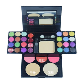 6568B ADS Professional Cheap Women Makeup Kit Gift Set Box with Eye Shadow Palette Blush All in One Ladies Gift Makeup Box Set