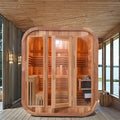 High-quality Outdoor Sauna 4 Person Sauna Outdoor Wood Burning Traditional Steam Sauna