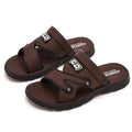 Men's New Simple Solid-coloured Sandals Thick Bottom Comfortable Soft Men's Casual Shoes Non-slip Wearable Lightweight Men Shoes