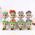 Wholesale Healing Stones Carving Amethyst Cluster clear Quartz Crystal Groot Carving Ornament