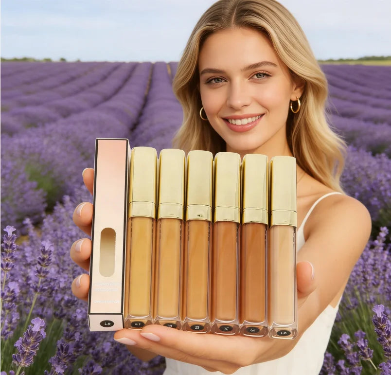 Customizable Private Full Coverage Mineral Concealer Long-Lasting Whitening Liquid Face Makeup Custom Natural Matte Finish Skin