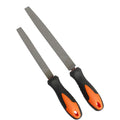 Auble Model 0066 High Carbon Hardened Steel 6/8 Inch Flat Hand File Ergonomic Grip Plastic Handle Jewelry Tools Equipment