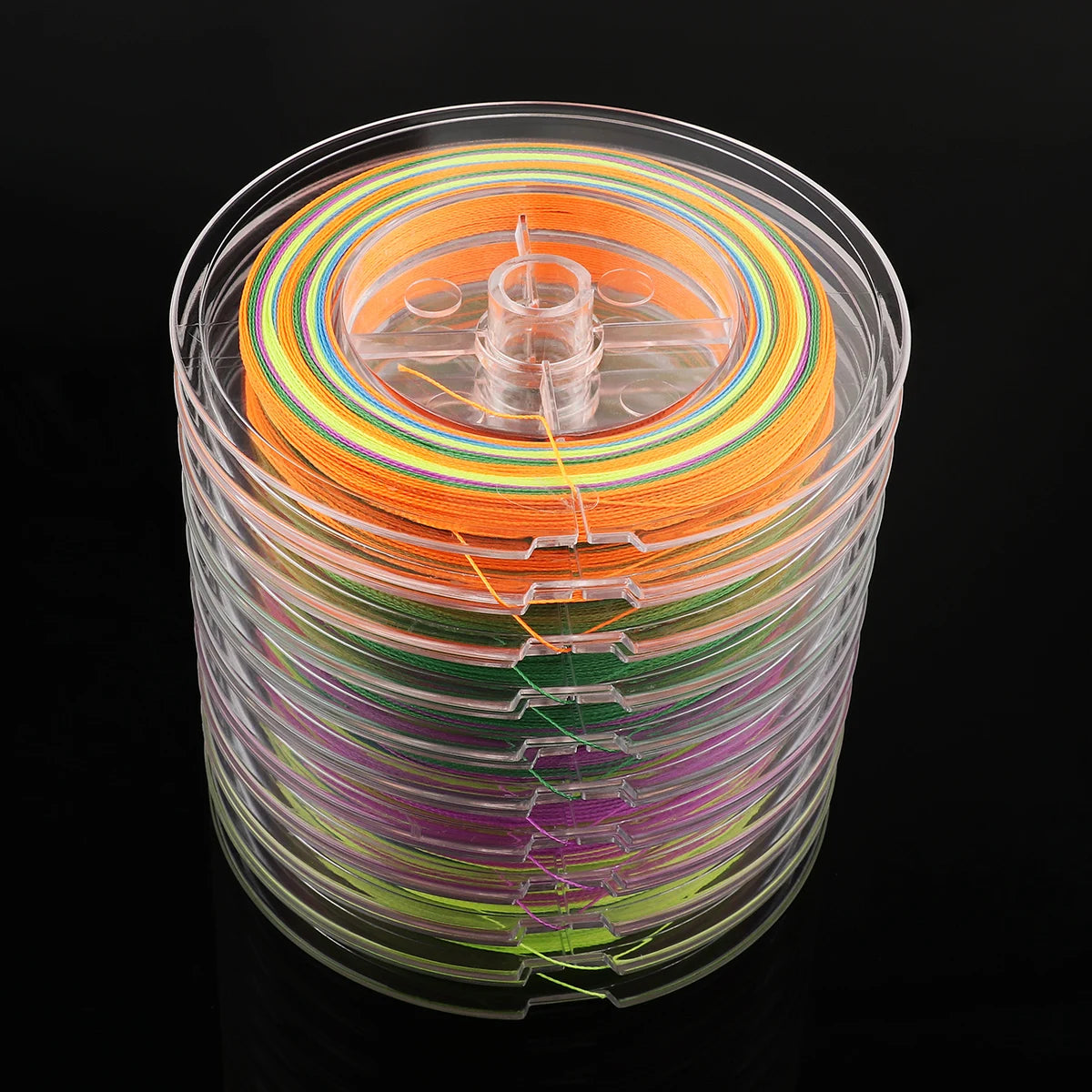 Ashconfish Fishing Line Multifilament Ultra High Density  9 Strand Braided MultiColor Saltwater Line 20lb-110lb 10*00m Connected