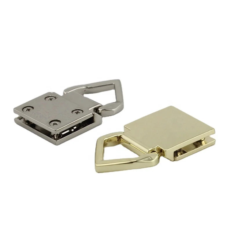 Nolvo World 47*29 mm Bag Connector with Screws Hanger Hooks Bags Belts Strap Leather Crafts Clip Bag Accessories