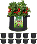 Customizable Heavy Duty 1 3 5 7 10 15 20 100 Gallon Grow Pots Thickened Nonwoven Felt Fabric Plant Grow Bags Indoor Outdoor Use