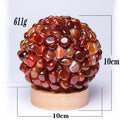 DIY Crafts Christmas Gift Decorative Modern Home Hotel Bedroom Romantic Crystal Agate Table Lamp