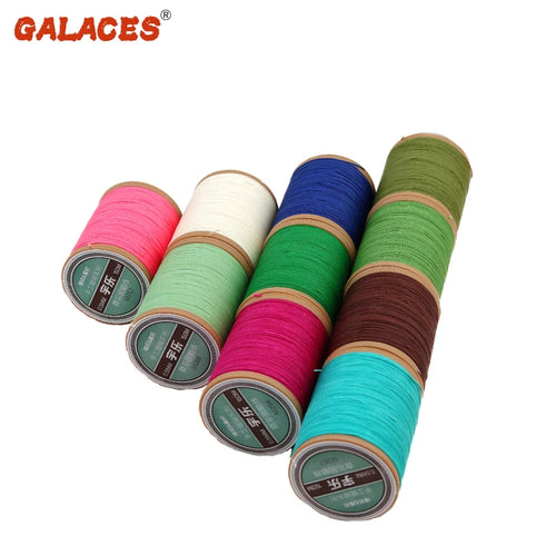 0.7mm Round Hand-sewn Leather High Strength Polyester Cord Sewing Thread for Leather Works
