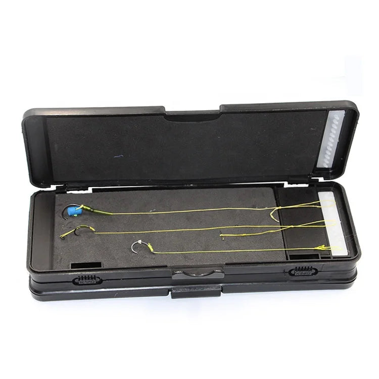 SELCO 25*9*4.4cm Portable Carp  Plastic Fishing Accessories Tackle Box Rig Board Rig Box Wallet Rig Storage Box
