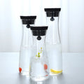 Borosilicate Glass Decanter Pitcher Water Carafe With Lid for Homemade Beverage Ice Tea Milk Coffee Cold Water Jug