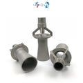 YS 1/4" Washing Tank Eductor Venturi Spray Nozzle Stainless Steel Mixing Flow Venturi Nozzles Fluid Agitation Nozzle