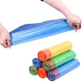 Durable HDPE Drawstring Trash Bag Roll for Waste Management High Visibility Packaging & Printing Product