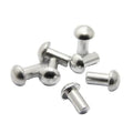 OEM 3mm 4mm 5mm 6mm Round Mushroom Head Solid Aluminum Rivet