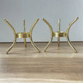 Wholesale Golden Metal Display Stand Crystals Sphere Base Metal Stent for Decoration