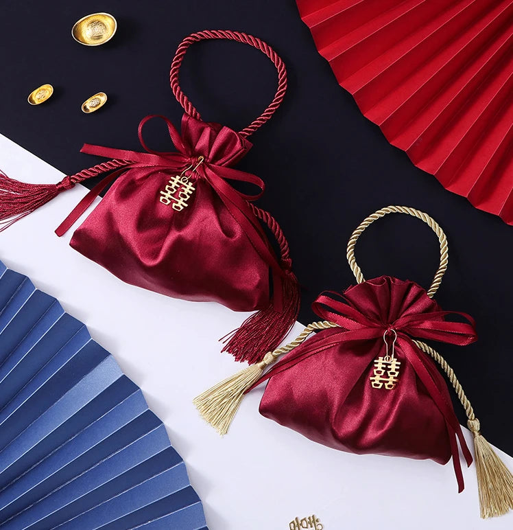 Mini Simplicity Portable Dust Proof Flannel Jewelry Pouch Bag Velvet Bag