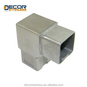 Professional Factory Stainless Steel Hardware Products Straight Elbow Square Type