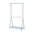 Heavy Duty Single Rod Garment Rack for Hanging Clothes Organizer Rail for Display and Storage Cloth Rack
