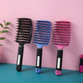 Wholesale Custom Logo Vent Detangling Hair Extension Brush Boar Nylon Bristle Plastic Handle Home Use Massage BeauteMecca