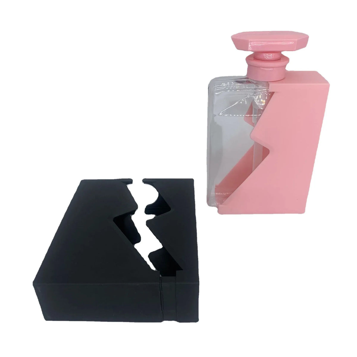 Custom Eco Friendly Luxury Amber 500 ml Pcr clear Plastic Airless Pump Spray Foam Cosmetic Bottle Bath Shampoo Bottles
