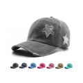 Custom Logo Vintage Distressed Dad Hats Adjustable Denim Plain Washed Cotton Baseball Caps for Men Women
