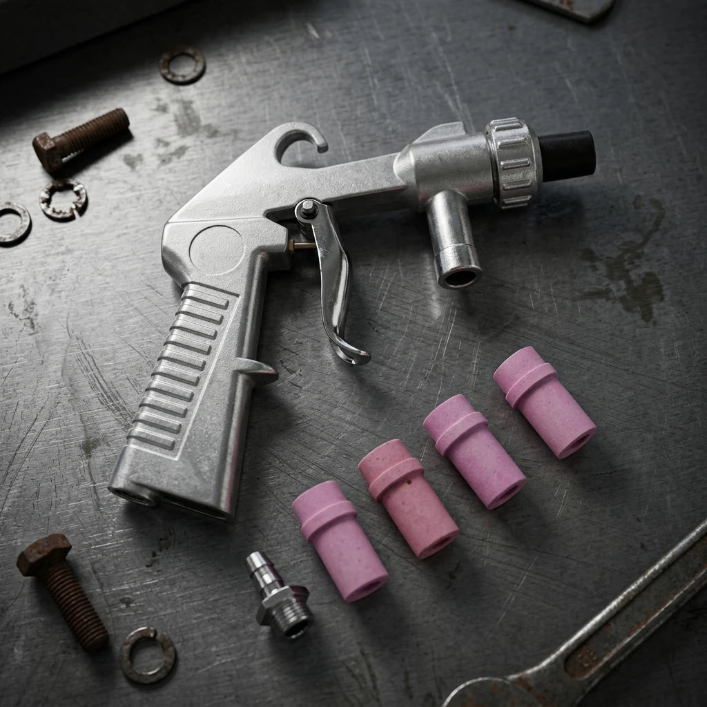 High Quality Portable Industrial Sandblaster Gun Airless Spray Sandblasting Gun