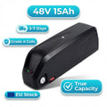 German Warehouse 48V 15Ah High-Capacity Ebike Battery for Fat Tire & MTB 3000mAh China Lithium Cells & 30A BMS 2A XT60