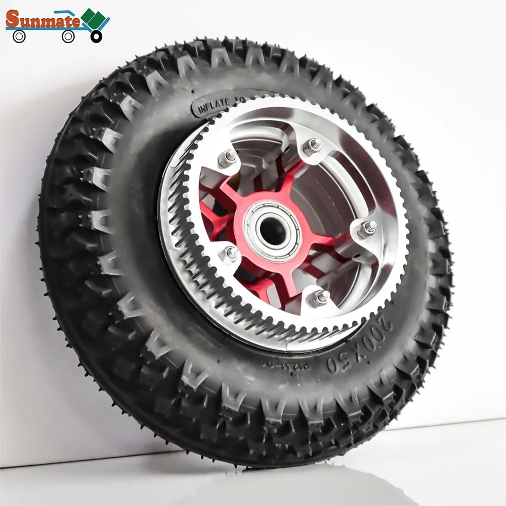 Electric Skateboard Wheel Pulleys 72T Gear Kit with Alloy Scooter Parts