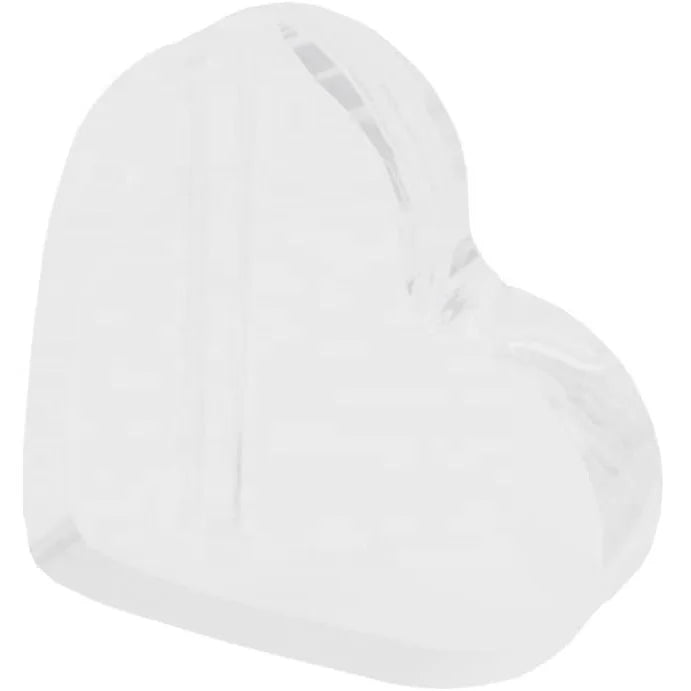 Acrylic Heart Shaped Rose Stand for Single Real Roses or 24k Artificial Flower for Home Room Decoration or As a Gift