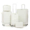 Wholesale Carry on Suitcase Hard Side Spinner Wheels Front Opening ABS PC Trolley Bag 5 Pieces Luggage Suitcase