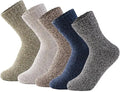 10 Pack Mens Socks Winter Warm Socks Thick Knit Cabin Cozy Crew Soft Socks Gifts for Men Casual Wholesale Custom