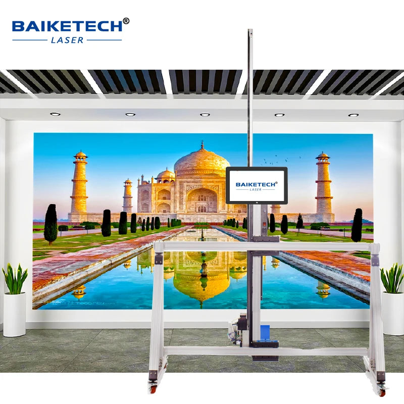 TH-TW32A Wholesale Price 3D UV Ink AI Vertical Wall Decor Inkjet Printer with Robot Arm
