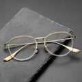 China Bulk Order Hand Made 2023 Fashionable Super Light Titanium Pink Rose for Girl Eyeglasses Frame Optical