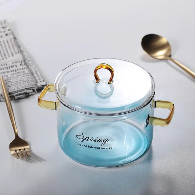 1500ml Online Shopping Hotsale Heat-resistent Glass Pot Cooking Glass Pot