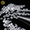 Wholesale Calibrated VVS1 D Color Moissanite Melee Stones 0.8mm to 3.0mm Round Brilliant Cut Loose Gems Pass Diamond Tester