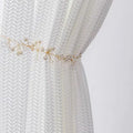 Home Decor Wholesale Custom 84-inch Long White Curtain Loop Pure Transparent Curtain Bedroom