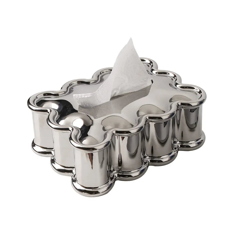Wholesale Price Ceramic Wedding Napkin Holder Tissue Box