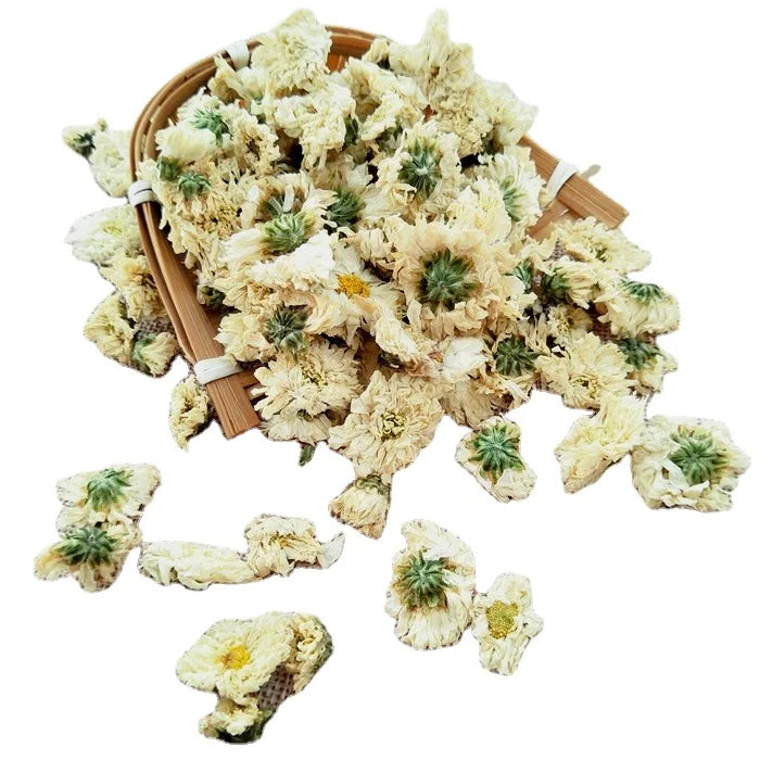 Hang Bai Ju Fresh Dried Edible White Chrysanthemum Morifolium Flower Tea