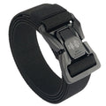 CXXM Black Green Khaki Men's 8cm 4.3cm Tactical Nylon Waist Belt with Heavy-Duty Quick-Release Buckle Made of Alloy