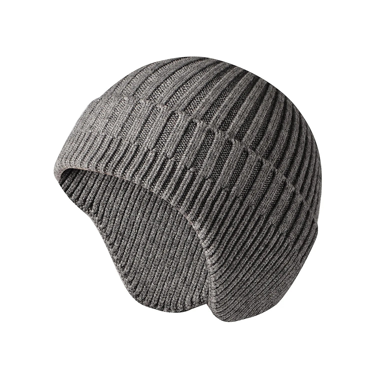 Fashion Winter Earmuff Beanie Knitted Hat Men Women Outdoor Warm Skiing Bonnet Cap Windproof Earflaps Beanies