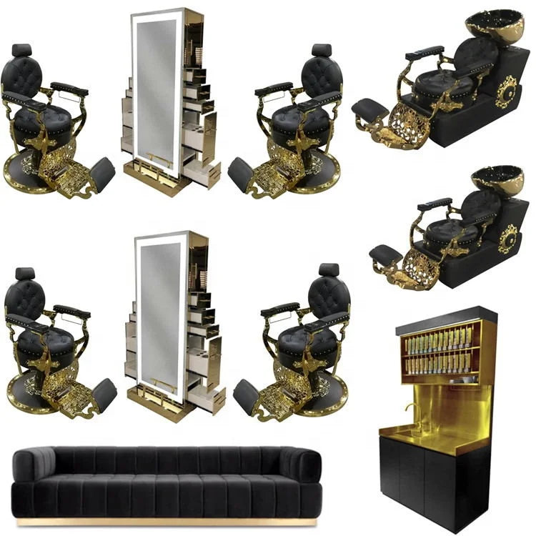 Wholesale Reclining Salon Barber Chair Heavy Duty Chair