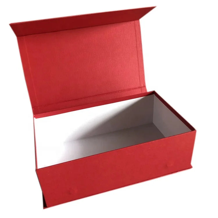 Christmas Gift Box Packaging Red Exquisite Gift Paper Box Custom