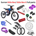 For Surron Ultra Bee Battery 74V 60Ah Light X 72V and Controller Key Ignition Carbon Cover Wrap Trottle Super Fast Belt