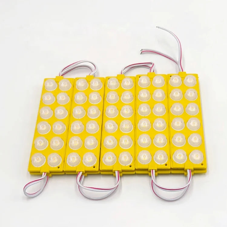 12V Single Lamp LED Light Source Module IP65 Waterproof 11000K Yellow Dimmable Side Lighting Ra80 170 Viewing Angle