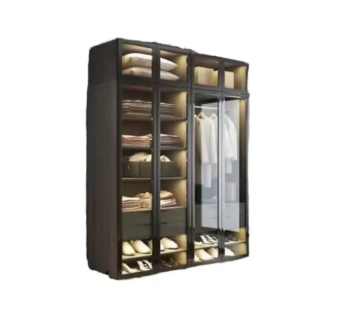 Wholesale Custom PLY Wood Base Material Home Furniture Melamine Board Closet & Wardrobe for Bedroom and Cloakroom