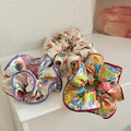 Fairy Beauty Cute Graffiti Women's New Hair Tie Large Hair Rope Ponytail Scrunchies