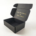 Custom Eco Friendly Shirt Apparel Shipping Cardboard Paper Boxes Black Corrugated Box for Dress