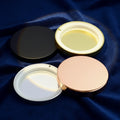 Custom Logo 85mm 79mm Tinplate Metal Lid for Cosmetic Jars Rose Gold Silver Black