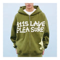 Hot Sales Mens Cotton Fashionable Hoodies Custom Pivate Logo Men's Streetwear Zip Embroidery Hoodie